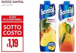 Pan Succo SANTAL offerta