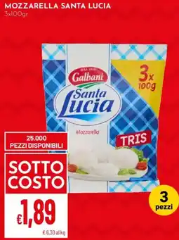 Pan Mozzarella santa lucia Galbani offerta