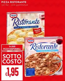 Pan Pizza ristorante Cameo offerta