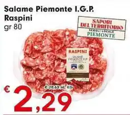 DeSpar Express Salame Piemonte I.G.P. Raspini offerta