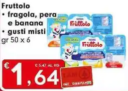 DeSpar Express Fruttolo fragola, pera e banana gusti misti offerta