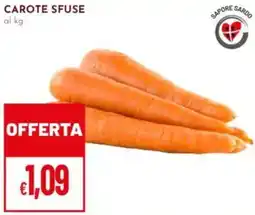 Pan Carote sfuse offerta