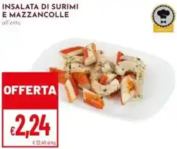 Pan Insalata di surimi e mazzancolle offerta