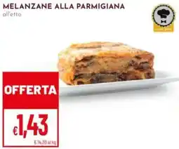 Pan Melanzane alla parmigiana offerta