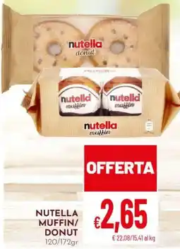 Pan Nutella muffin/ donut offerta