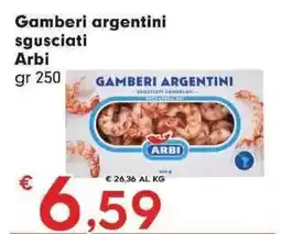 DeSpar Express Gamberi argentini sgusciati Arbi offerta