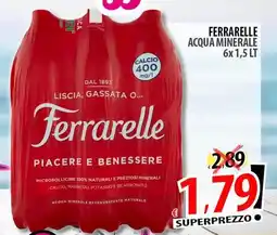 Il Genio Supermercato Ferrarelle acqua minerale offerta