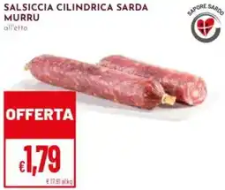 Pan Salsiccia cilindrica sarda MURRU offerta