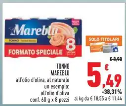 Conad TONNO MAREBLU offerta