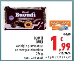 Conad Buondì Bauli offerta