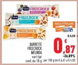 Conad BARRETTE FREECROCK MELINDA offerta