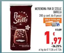 Conad Merendina Pan di Stelle Barilla offerta