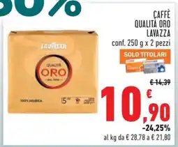 Conad Caffè Qualità Oro Lavazza offerta