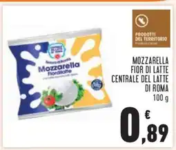 Conad MOZZARELLA FIOR DI LATTE CENTRALE DEL LATTE DI ROMA offerta