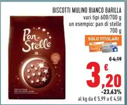 Conad Biscotti Mulino Bianco Barilla offerta