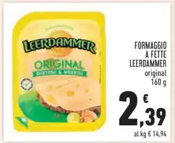 Conad FORMAGGIO A FETTE LEERDAMMER offerta