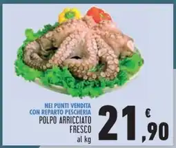 Conad Polpo Arricciato Fresco offerta