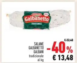 Conad Salame Galbanetto Galbani offerta