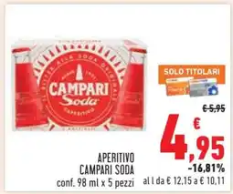 Conad Aperitivo Campari Soda offerta
