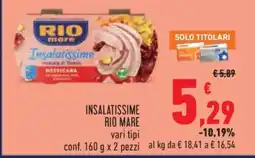 Conad Insalatissime Rio Mare offerta