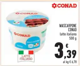 Conad Mascarpone Conad offerta