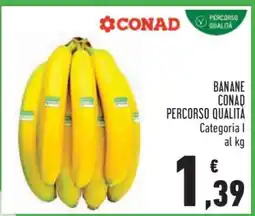 Conad Banane Conad Percorso Qualità offerta