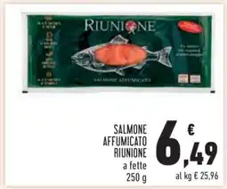 Conad Salmone Affumicato Riunione offerta