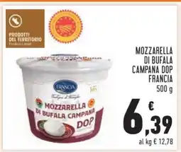 Conad MOZZARELLA DI BUFALA CAMPANA DOP FRANCIA offerta