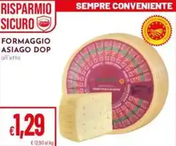 Pan Formaggio asiago dop offerta