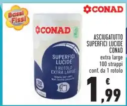 Conad Asciugatutto superfici lucide CONAD offerta