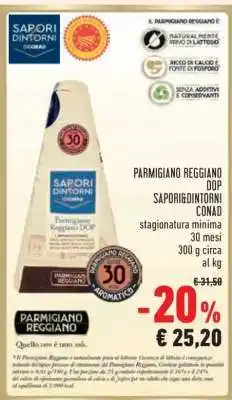 Conad Parmigiano Reggiano DOP Sapori&Dintorni Conad offerta