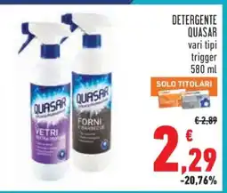 Conad DETERGENTE QUASAR offerta