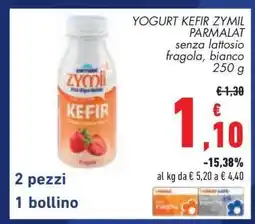 Conad Yogurt Kefir Zymil Parmalat offerta