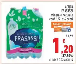 Conad Acqua Frasassi offerta