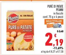Conad PURÈ DI PATATE PFANNI offerta
