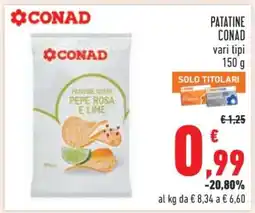 Conad Patatine Conad offerta