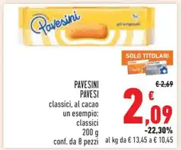 Conad Pavesini Pavesi offerta