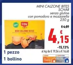 Conad MINI CALZONE BITES SCHÄR offerta