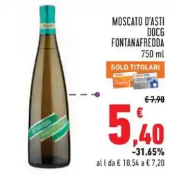 Conad MOSCATO D’ASTI DOCG FONTANAFREDDA 750 ml offerta