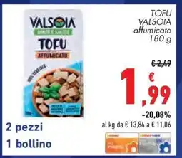 Conad TOFU VALSOIA affumicato 180 g offerta