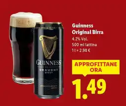 Lidl Guinness Original Birra offerta