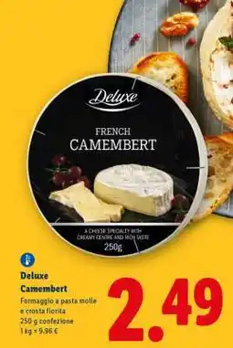 Lidl Deluxe Camembert offerta