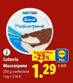 Lidl Latteria Mascarpone offerta