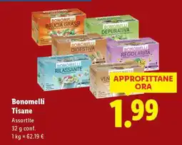 Lidl Bonomelli Tisane offerta