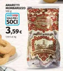 Coop AMARETTI MOMBARUZZO offerta