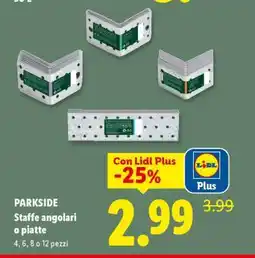 Lidl PARKSIDE Staffe angolari o piatte offerta