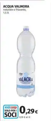 Coop Acqua Valmora offerta