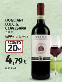 Coop DOGLIANI D.O.C.G. CLAVESANA offerta