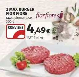Coop 2 MAX BURGER FIOR FIORE offerta