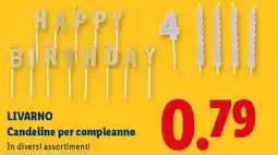 Lidl LIVARNO Candeline per compleanno offerta